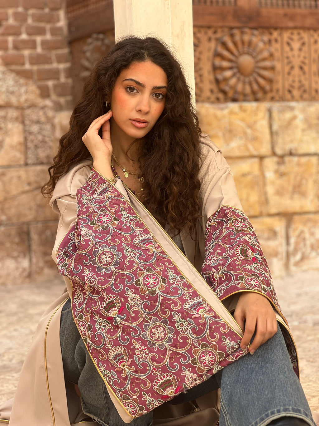 Golden Rose Royal Kaftan ✨🌙