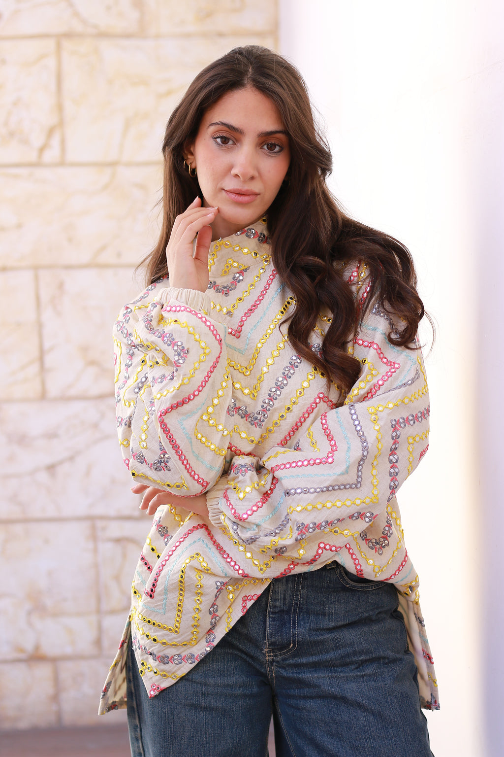 Majestic Eastern Bloom Top