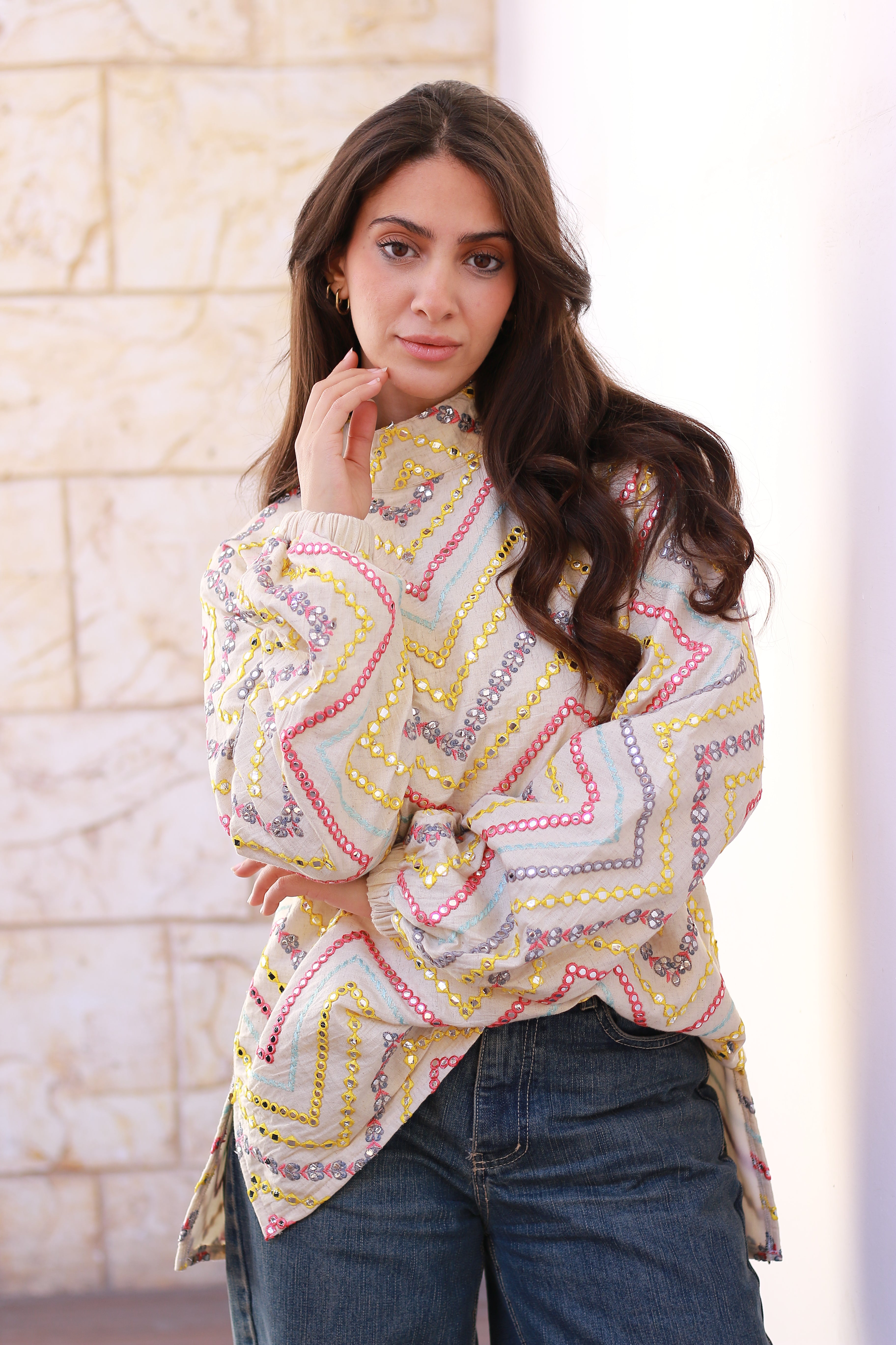 Majestic Eastern Bloom Top