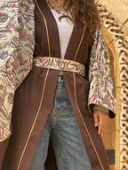 Chocolate Brown Embroidered Kaftan🌙✨