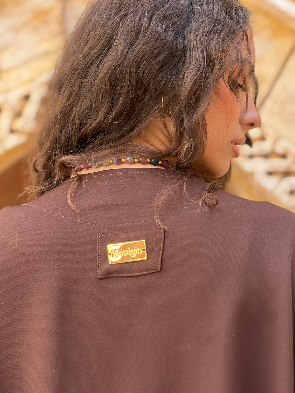 Chocolate Brown Embroidered Kaftan🌙✨