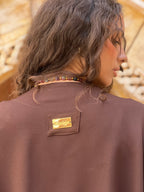 Chocolate Brown Embroidered Kaftan🌙✨